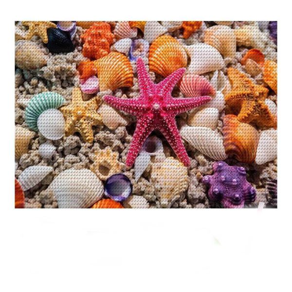 Beach Shells Diamond Art Kits for Beginners 5D DIY Full Drill
