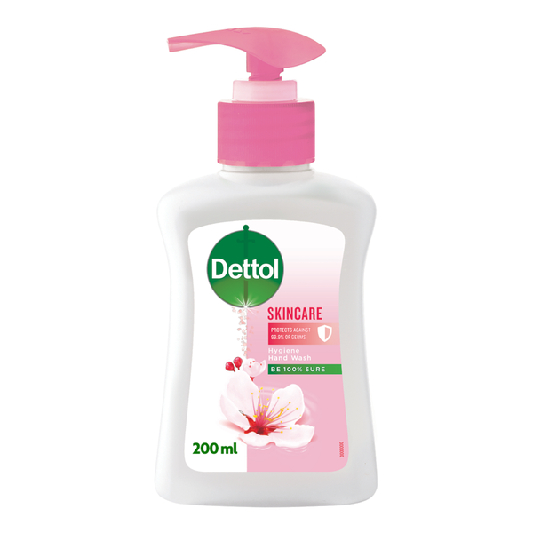Dettol 200ml, Hygiene Liquid Hand Wash, Pump, Skincare