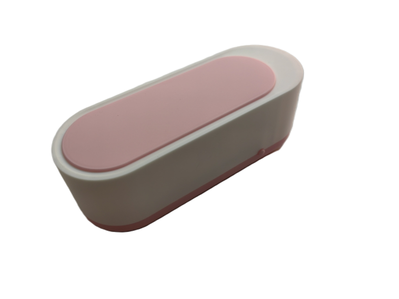Multifunctional Ultrasonic High Frequency Cleaning Machine - White/Pink