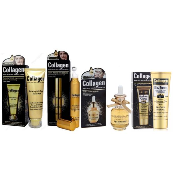 Collagen Anti-Aging &amp; Dark Spot Repair Skincare Set SPF60