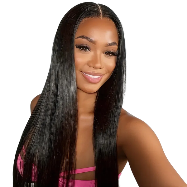 18Inch Comfortable Vietnamese 13x4 Lace Frontal Straight Wig-Golden Perfect
