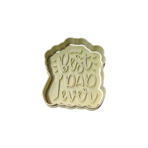 Hubbe Cookie Cutter - Best Dad Ever with Tie