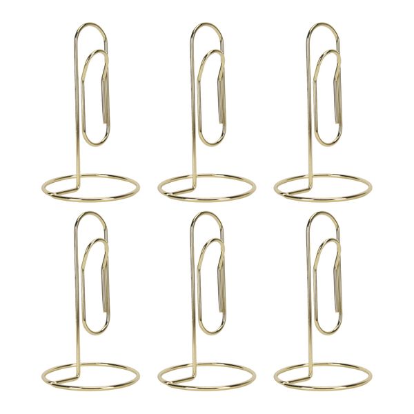 Cute Metal Place Card Holders for Wedding Table