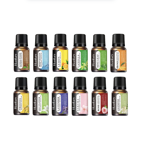 Set of 12 Aromatherapy Essential Oils
