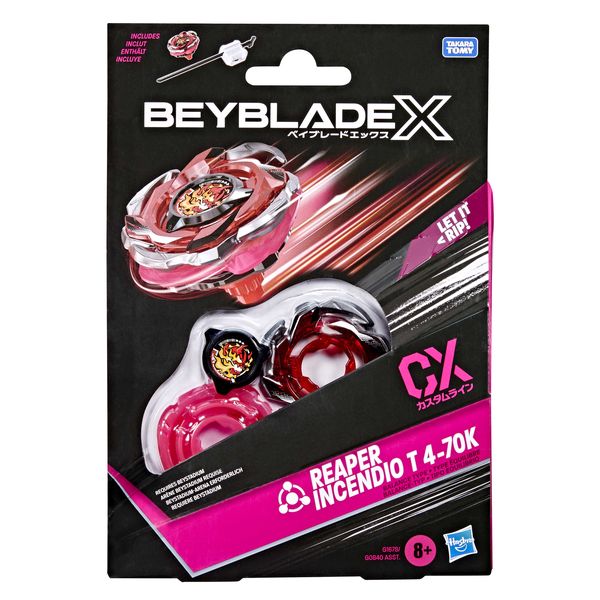 Beyblade X Reaper Incendio T 470k Cx Starter Pack Set