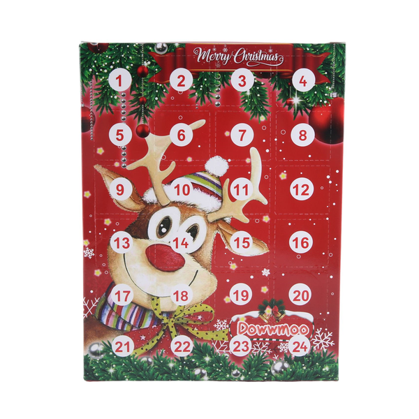 Christmas Advent Calendars Keychain Ornaments Decoration Christmas Gift 24