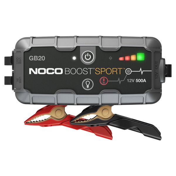 NOCO Boost Sport Jump Starter, GB20, 500 A, 12 V