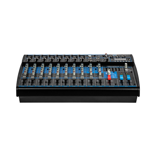 Hybrid ML1260PDUU 8+2 Channel Powered Mixer - 2×300W Live Sound Solution