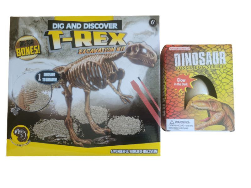 Dinosaur Excavation Kit with Added Dinosaur Fossil Egg!