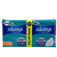 Always Dream Zzz All Night Sanitary Pad Maxi-Thick (4 packets x 8