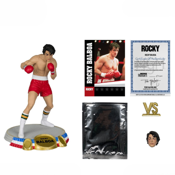 Rocky Movie Maniacs Platinum Edition 6-Inch Posed Figure
