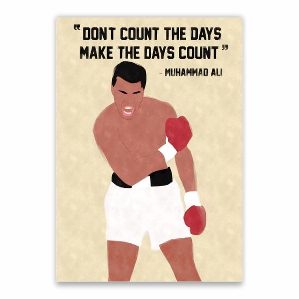 Muhammad Ali Quote Poster - A1