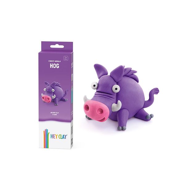Hey Clay: Modelling Air-Dry Clay with Fun Interactive App - Hog, 3 Cans
