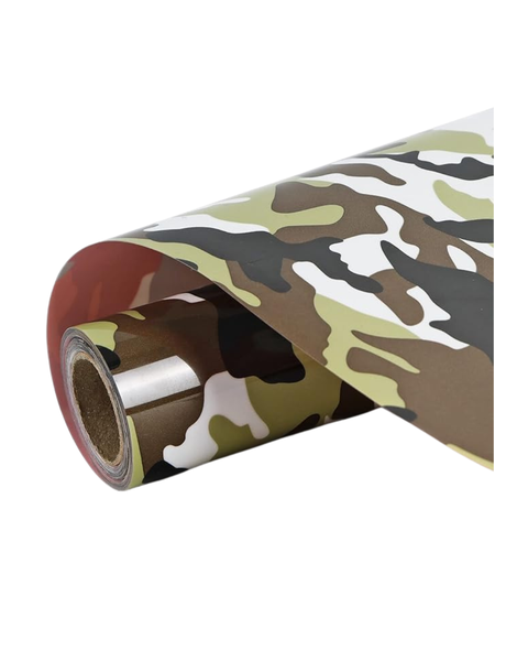 PU T-Shirt Transfer Vinyl - Earth Army 61cm x 2m