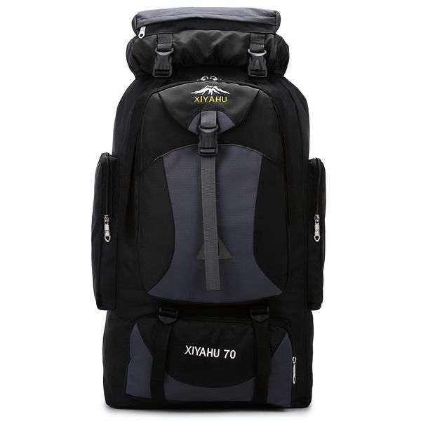 18.49 Gallon Large Capacity Nylon Backpack - Lightweight Durable Sports Bag