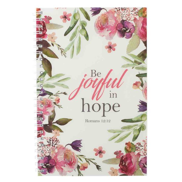 Be Joyful In Hope - Wirebound Notebook