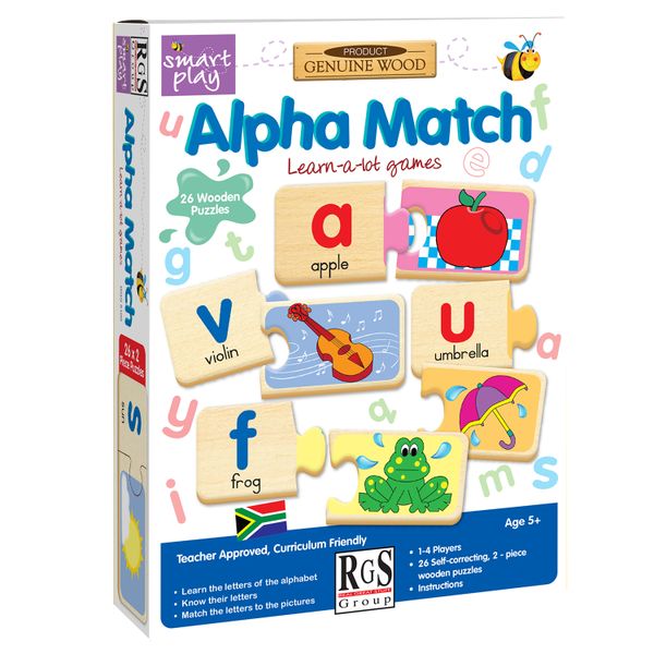 RGS Group Alphabet Match Educational Literacy Puzzle Games