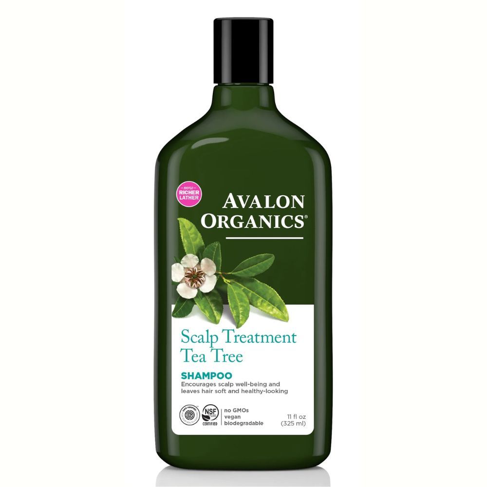 Avalon Organics Scalp Treatment Tea Tree Shampoo (325ml)