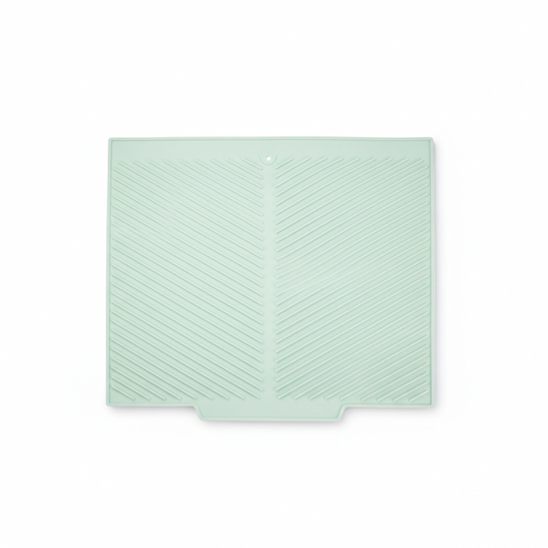 Silicone Dish Drying Mat with Fast Drainage, Non-Slip &amp; Heat Resistant