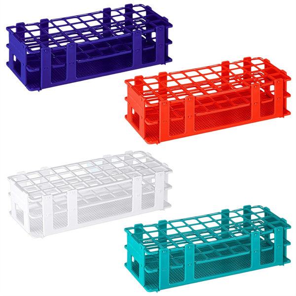 4 Pcs Plastic Test Tube Rack Test Tube Holder Rack