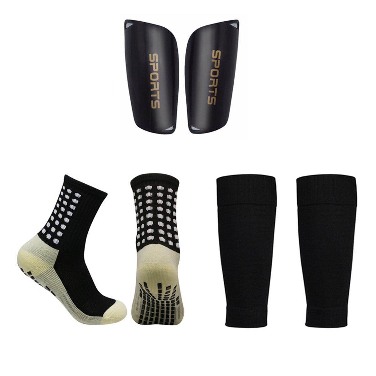 Anti Slip Soccer Socks Football Sock, Leg Covers, and Shin Guards