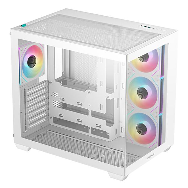 DeepCool CG530WH Panoramic ATX Case W/TG+4Fans-WH