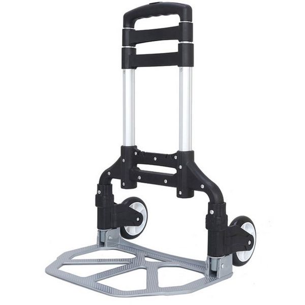 Kaths Multi-Position Collapsible Aluminum Portable Trolley Cart
