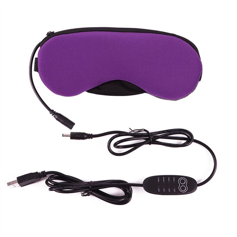 USB Temperature Control Heat Steam Electric Eye Mask Purple Shop