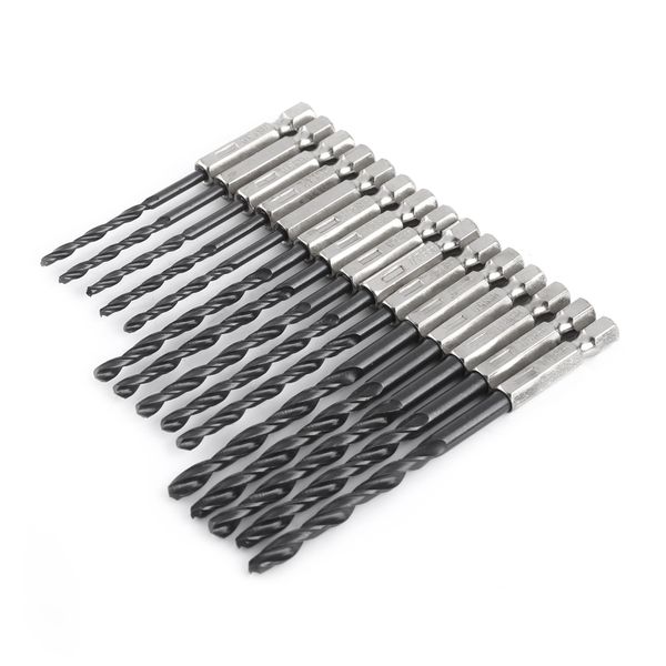 HSS Twist Drill Bits 15pcs Set 3 4 5mm for Woodworking Tools