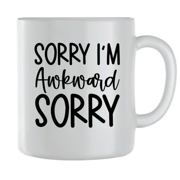 Sorry Coffee Mugs for Men Women Funny Quotes Graphic Saying Cup Present 214
