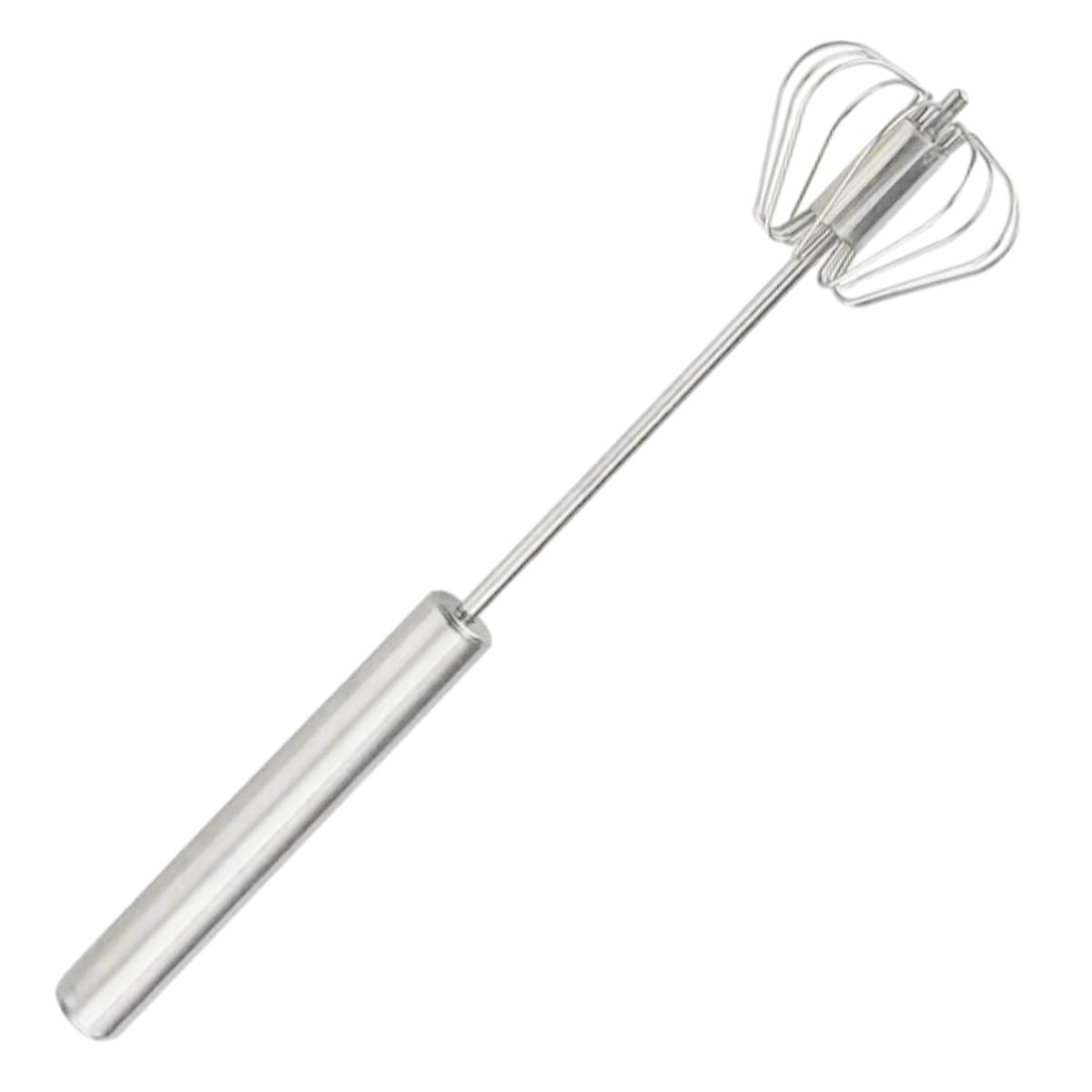 Semi-automatic Egg Whisk Stainless Steel Hand Push Egg Milk Mixer Beater