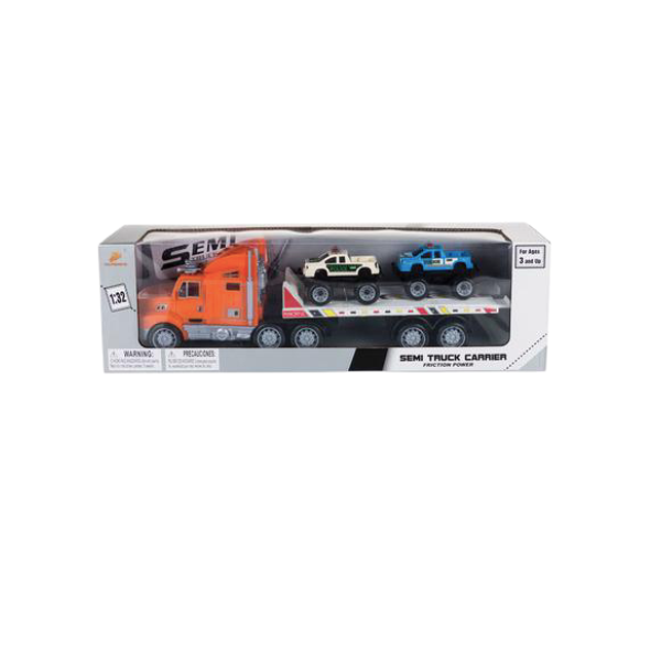 Truck Toys- Semi Truck Carrier Set 3 Piece x1