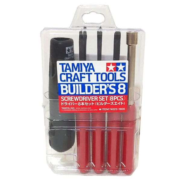 Tamiya Builders 8 Screwdriver Tool Set