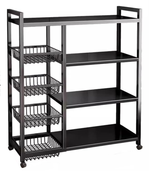 4-Tier Heavy Duty Metal Rack Storage Shelving Unit, Storage Organizer
