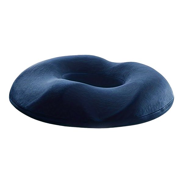 Memory Foam Seat Cushions Ergonomic Donut Pillow Pain Relieve - Navy Blue