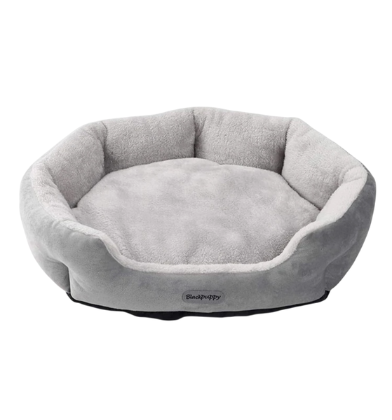 Plush pet bed - Grey