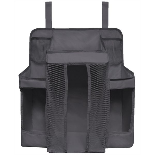Large Capacity Nursery Nappy Diaper Organiser - Charcoal Grey