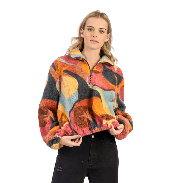 Women's Kacey Printed Fleece Jersey