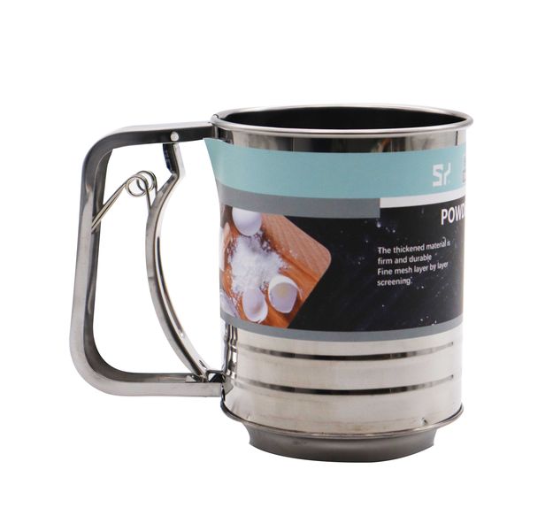 Stainless Steel Precious Metal Flour Sifter Powder Sieve (Medium Size)