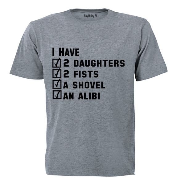 I Have An Alibi - Adults - T-Shirt