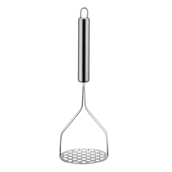 Potato Masher Set, Heavy Duty Stainless Steel Kitchen Tool with Regular