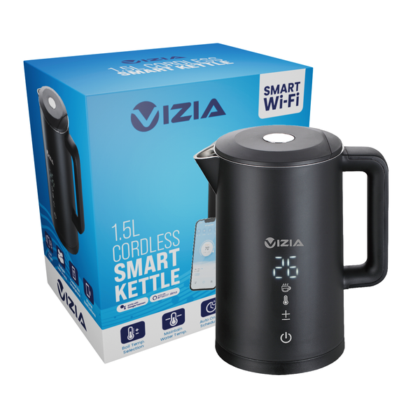 VIZIA Smart Kettle - 1.5L Cordless 360 Degree Smart Home