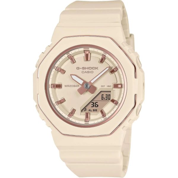 Casio G-Shock-Women Rubber Ana Digi Watch-GMA-P2110-4ADR