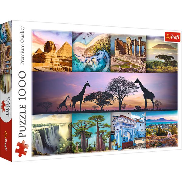 Trefl 1000pc - Collage - Africa