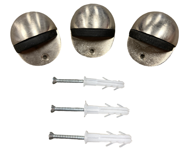 Half Moon Zinc Door Stop Combo 3