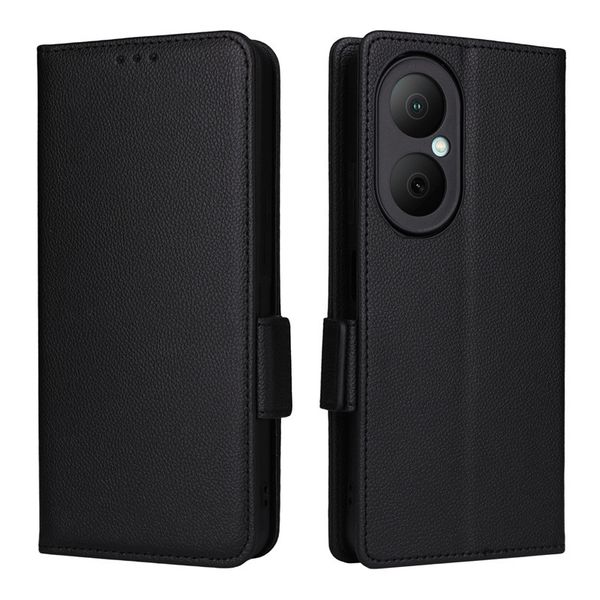 Lychee Patterned Leather Cover Compatible With Huawei Nova 14 Ultra