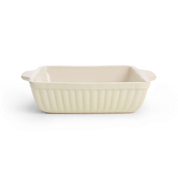 Classic Ceramic Square Oven Dish 20cm Cream