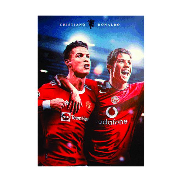 The Old and New Ronaldo Man United - A1 poster