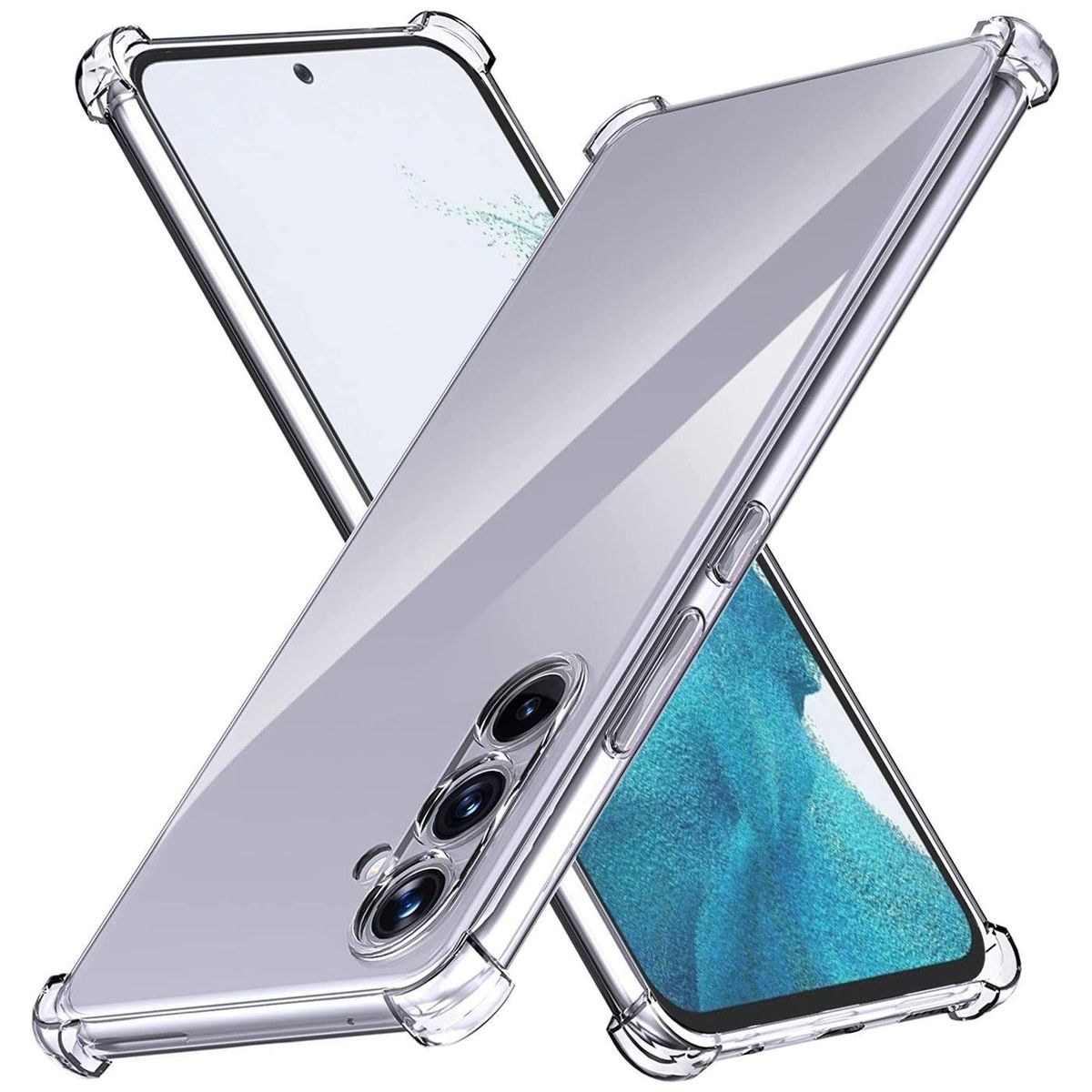 For Samsung Galaxy A54 5G Case, Slim Clear Silicone Shockproof Gel Phone  Cover