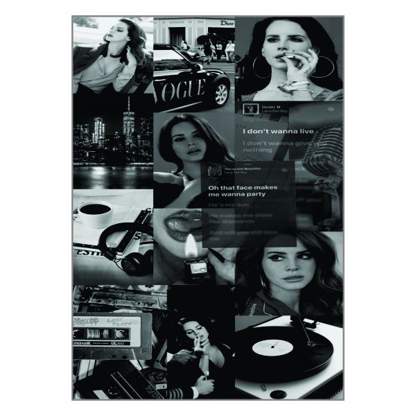 Lana Del Rey Collage- A1 Poster
